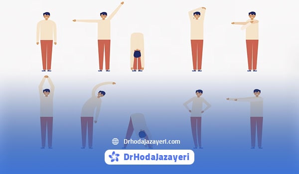 حرکات کششی برای کاهش کمردرد