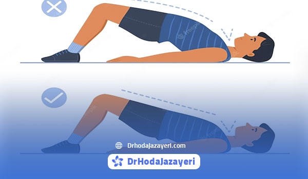 حرکت پل برای کاهش کمردرد